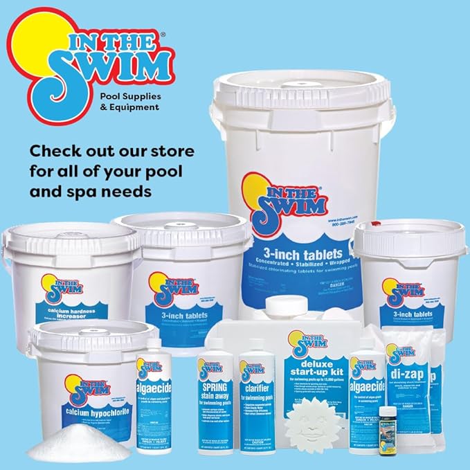 In The Swim Bromine Plus and Chlorine-Free Shock Bundle: Includes 25 Pound Bucket of Bromine Plus and 24 x 1 Pound Bags Chlorine-Free Shock - Effective Low Odor Alternative
