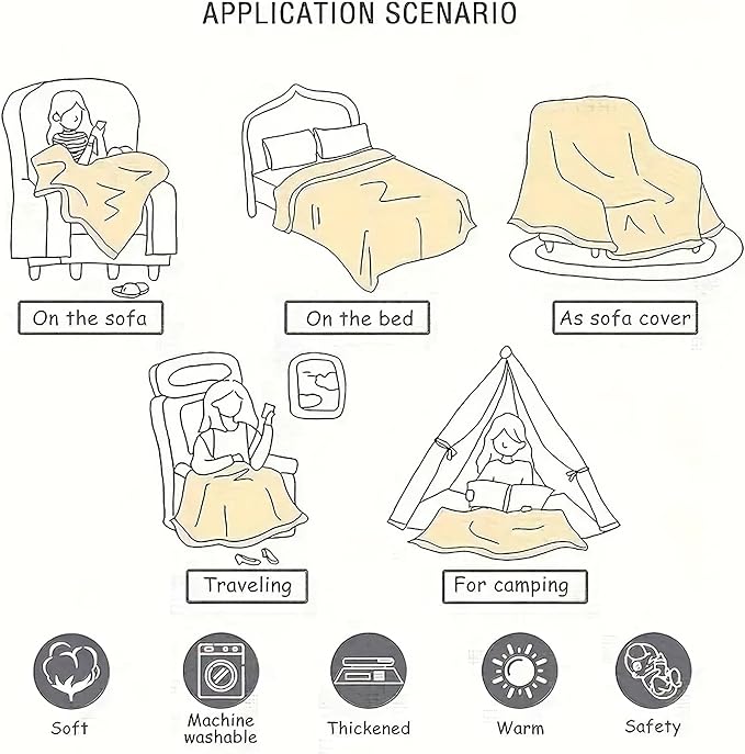 Hamburger Blanket for Girls Boys Funny Food Burger Throw Blankets Soft Cozy Warm Fuzzy Fleece Cheese Beef Pickles Bedding Flannel Throws Stuff Gifts for Kids Men Women Bedroom Decor 60"x50"