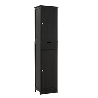 66.9" Tall Bathroom Storage Cabinet with 2 Doors & 1 Drawer