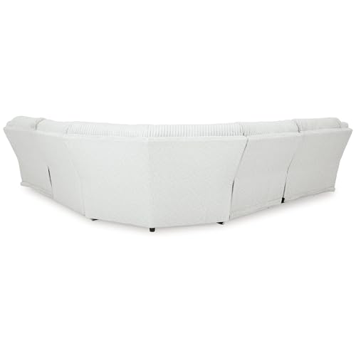 5-Piece L-Shaped Reclining Sectional Sofa, Alloy (5 Count)