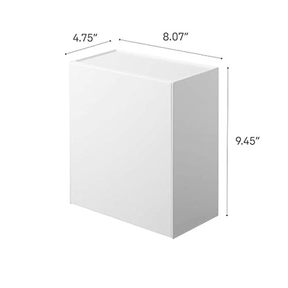 Home Tower Compact Wall Bin With Lid & Tray