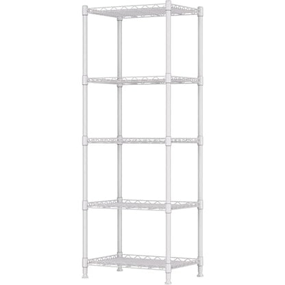 5 Wire Shelving Metal Storage Rack Adjustable Shelves