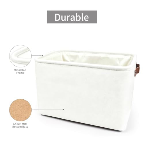Storage Bins Large Fabric Storage Baskets for Shelves 3 Pack (3 Count)