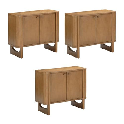 Solace Mid Century Modern Cabinet (3 Count)