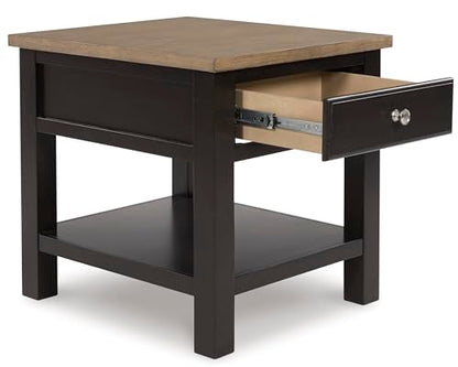 Drazmine Casual End Table with 1 Lower Shelf