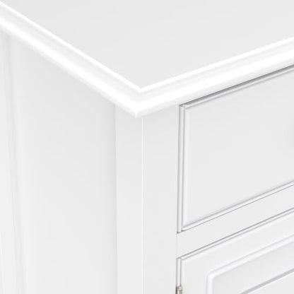 Connaught 51" Wide Solid Wood Storage Cabinet in White