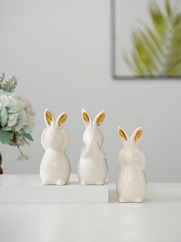 Easter Rabbit Figurine Cute Rabbit Three Donts