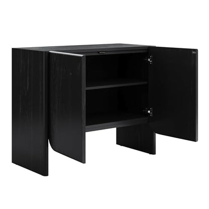 Jacala Mid Century Modern Entryway Storage Cabinet with Doors