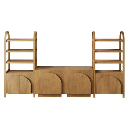 Iris Sideboard and Bookcase Set (4 Count)