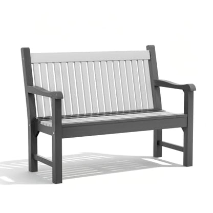 2 Person Outdoor Bench with 700 Lbs Weight Capacity