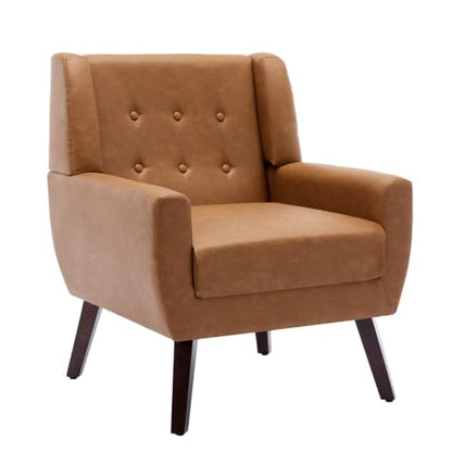 PU Leather Accent Chair