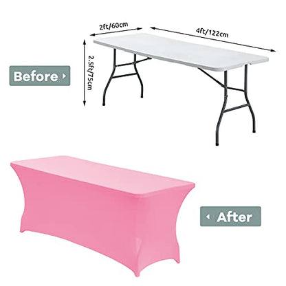 4FT Stretch Spandex Fitted Tablecloth