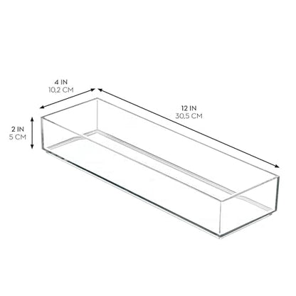 Plastic Makeup Drawer Organizer Tray (6 Count)