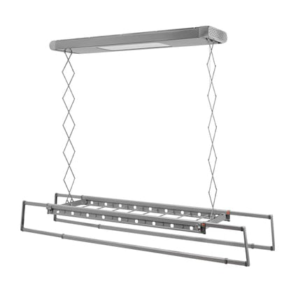 Electric Retractable Airing Rack Gray