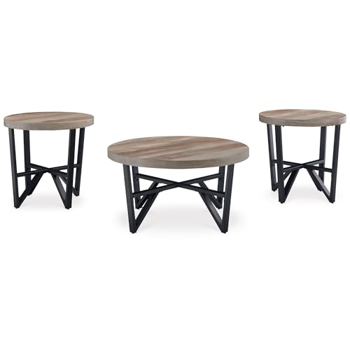 Deanlee 3 Piece Round Coffee Table Set (3 Count)