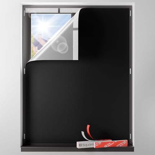 Blackout Curtains Portable 21”x36” No Drill Black Out Window Cover