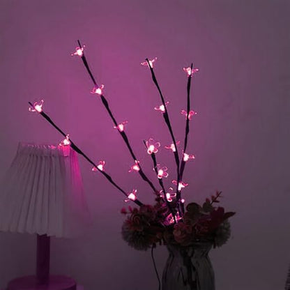 Battery Lighted Decorative Cherry Blossom Branches Lights