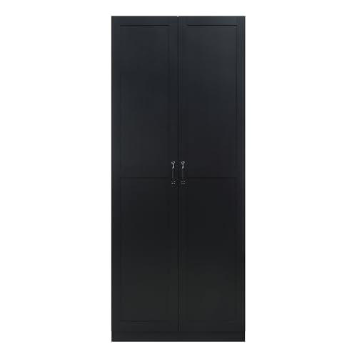 Cornelia Modern Tall Storage Cabinet with Doors and Adjustable Shelves 1.0