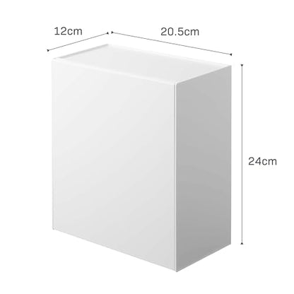 Home Tower Compact Wall Bin With Lid & Tray