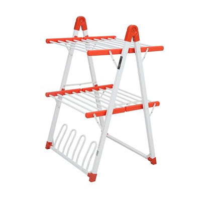 Heated Clothes Drying Rack Foldable Timer Shoes Socks