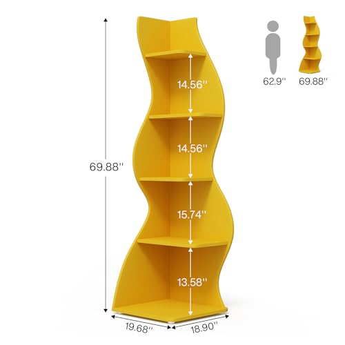 Corner Shelf Modern 5 (2 Count)