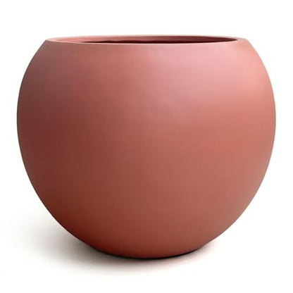 Premium Mt Sherman Fiberstone Sphere Planter for Indoor Outdoor Use