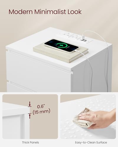Nightstand with Charging Station