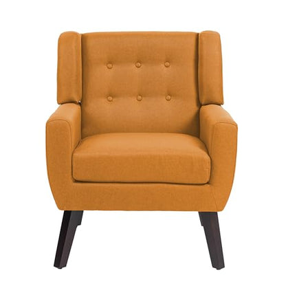 Accent Chair Modern Upholstered Armchair in Fabric for Living Room (2 Count)