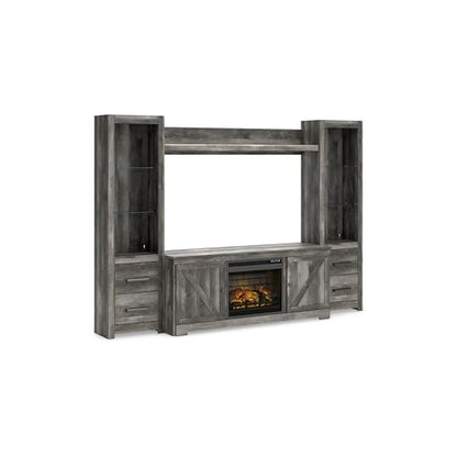 Wynnlow 4 Piece Electric Fireplace TV Stand