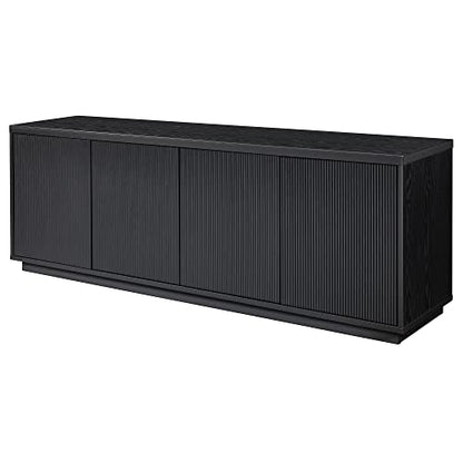 Hanson Rectangular TV Stand for TV's up to 75" in Black Grain