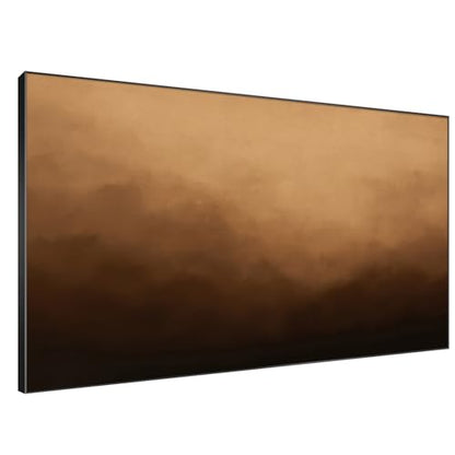 46"x72" Extra Large Framed Wall Art Warm Earth Tones Abstract Landscape Illustration for Home Living Room Bedroom Decor