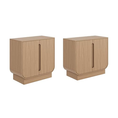 Joey Mid Century Modern Storage Cabinet (2 Count)