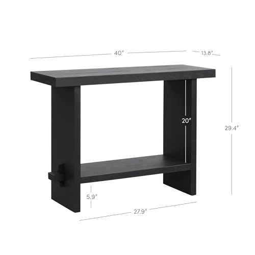 Virgo Wood Accent Storage Console Sofa Table