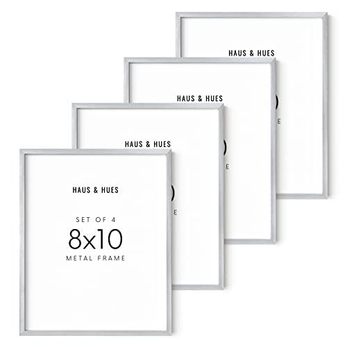 Silver Picture Frames (4 Count)