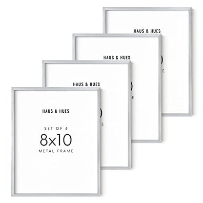 Silver Picture Frames (4 Count)