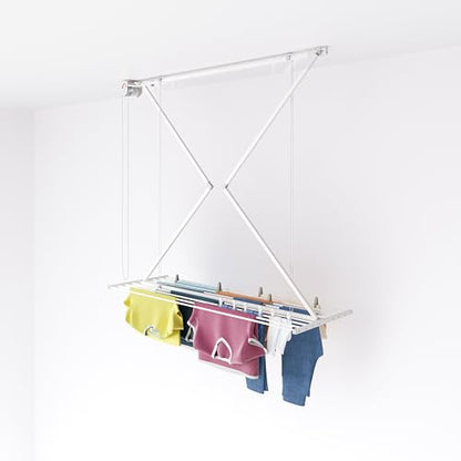 Mini, Folding, Pull Down, Ceiling Laundry Drying Rack, 60 in (3.2808 Foot)