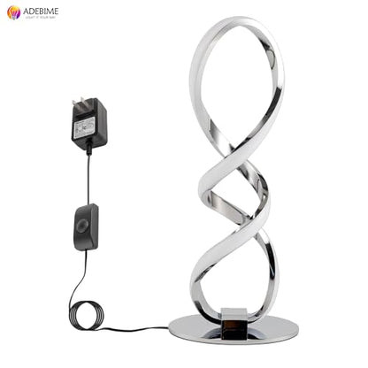 LED Spiral Bedside Table Lamp