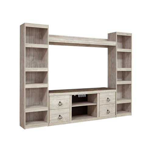 Willowton 4 Piece TV Entertainment Center