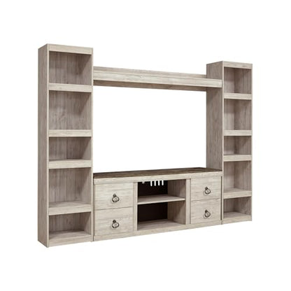 Willowton 4 Piece TV Entertainment Center