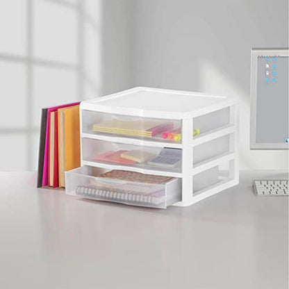 12 Pack Wide 3 Drawer Unit (12 Count)