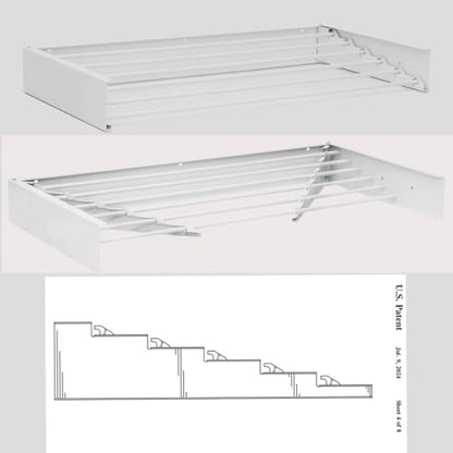 Wall Mounted Drying Rack 40"