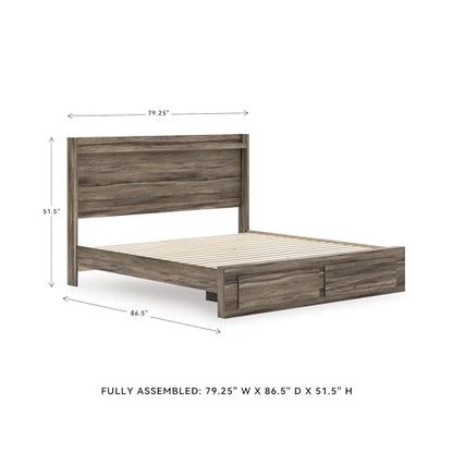 Jusika King Size Storage Bed Frame