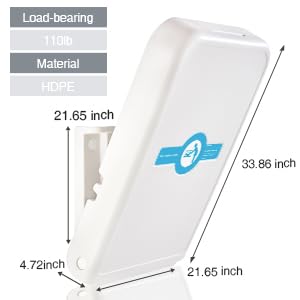 Baby Changing Tables Fold-Down Baby Changing Station Wall-Mounted Vertical Portable Diaper Table Changing Unit Commercial Bathrooms Corner Nursery White Gray