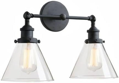 PERMO Industrial Double Sconce 2-Lights Wall Sconces