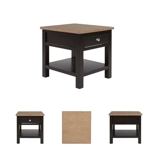 Drazmine Casual End Table with 1 Lower Shelf
