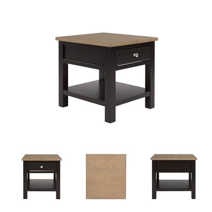 Drazmine Casual End Table with 1 Lower Shelf