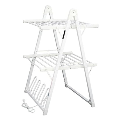 Heated Clothes Drying Rack Foldable Timer Shoes Socks