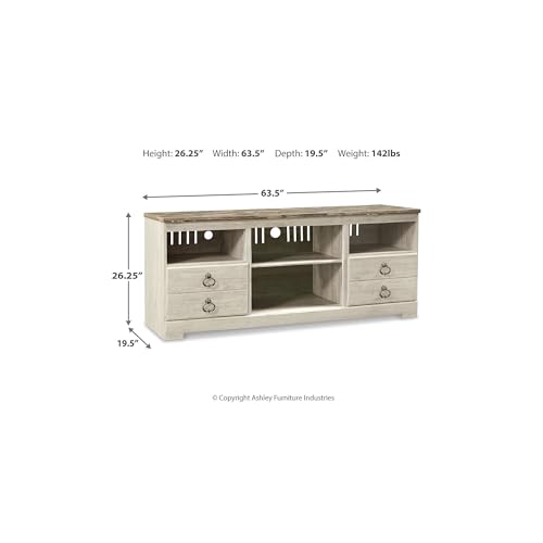 Willowton 3 Piece Entertainment Center TV Stand (3 Count)
