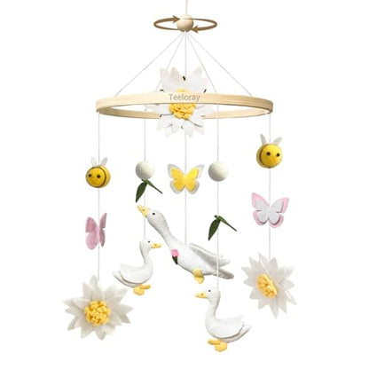 Baby Mobile for Crib Goose Nursery Decor Baby Shower Newborn Gifts