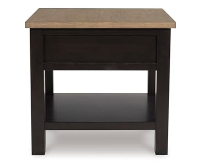 Drazmine Casual End Table with 1 Lower Shelf